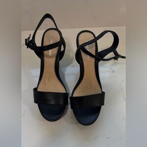 Gianni Bini Black Strappy Sandals
